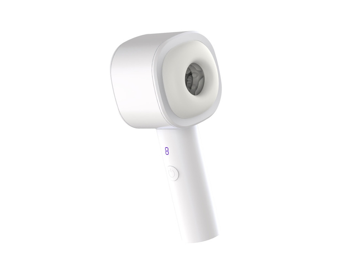 Mastubador masculino telescópico automático con 8 modos (blanco) YIZHOOD