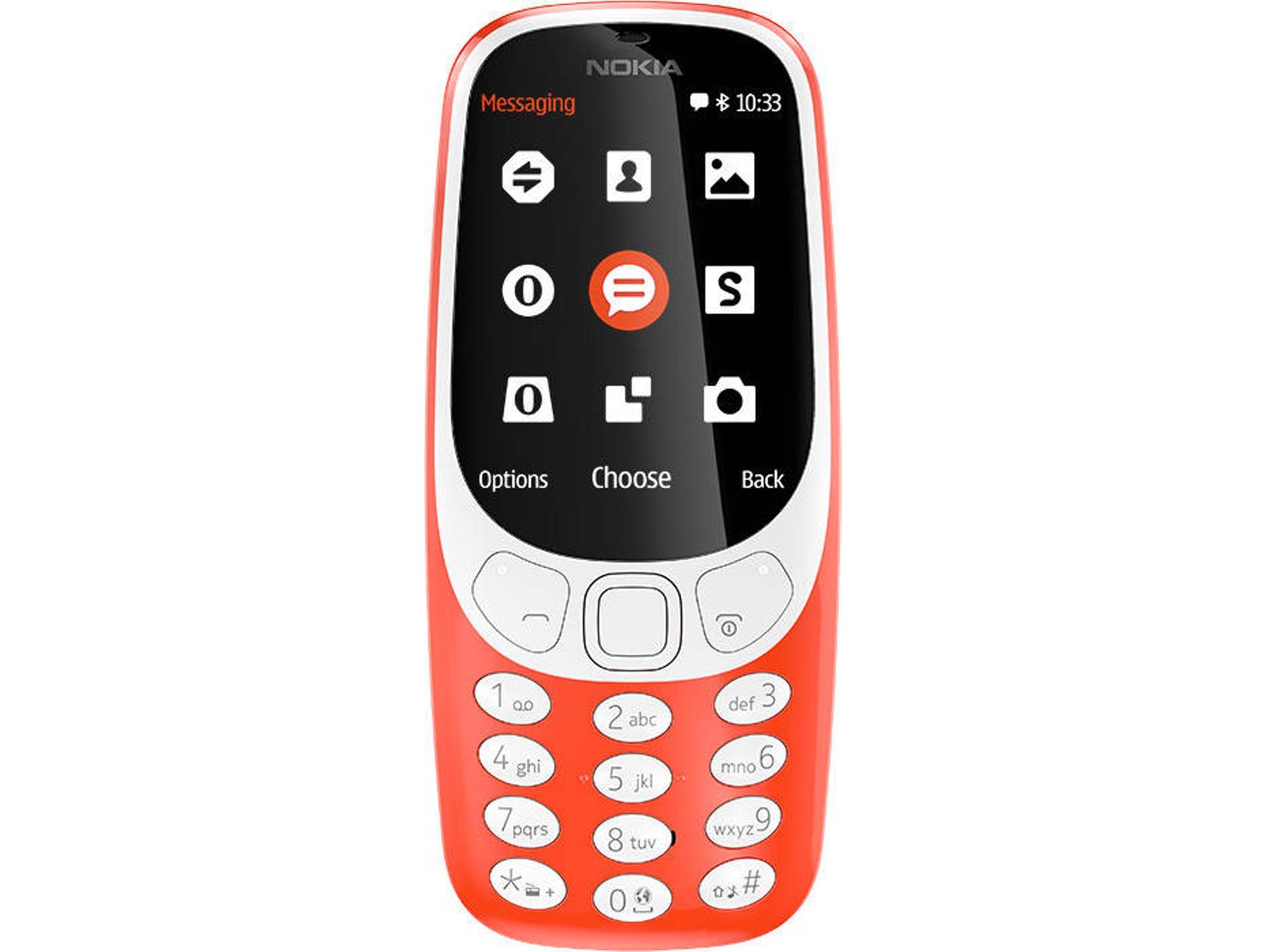 Teléfono móvil NOKIA 3310 (2.4'' - Rojo)