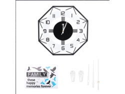 Reloj de pared Baok-Reloj, estilo nórdico sencillo, reloj de cuarzo silencioso para decoración del hogar, oficina o dormitorio.