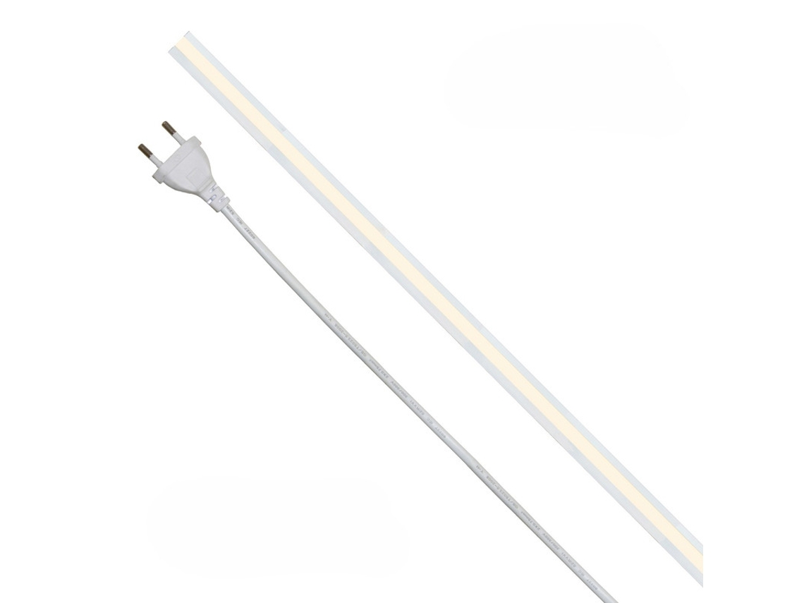 Tira LED COB Lechoso 20m IP65 monocolor 14W/MT 220V - 3000K