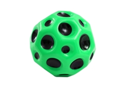 Bola Elástica De Espaço Pu 66mm Verde Alta Elasticidade Treinamento Interativo