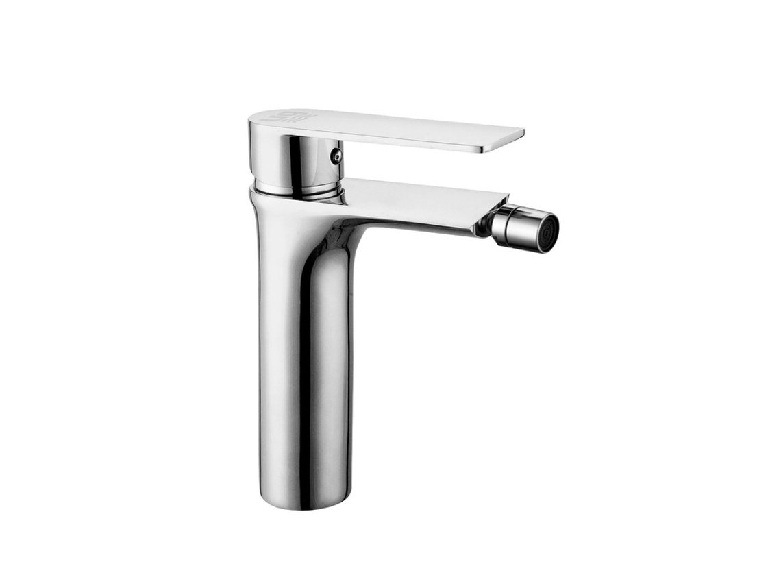 Grifo monomando de bidet en color cromo serie Kizu UNIVERSAL DE GRIFERÍA