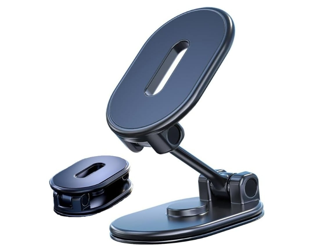 Soporte Para Coche Adhesivo De Fuerte Succión Giratorio Compatible Con Consola De Juegos Negra