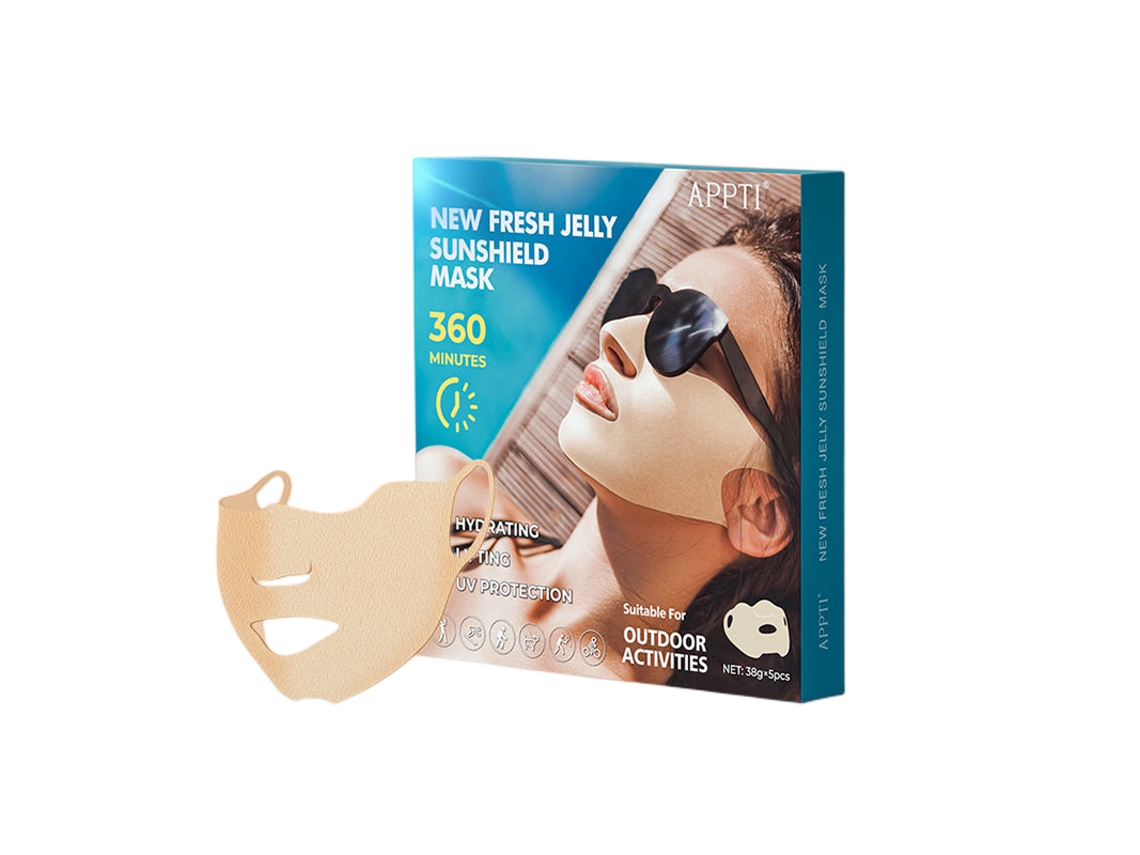 Protector Solar Para Exteriores, Mascarilla Para Golf, Protección Uv, Hidratante, Antienvejecimiento.