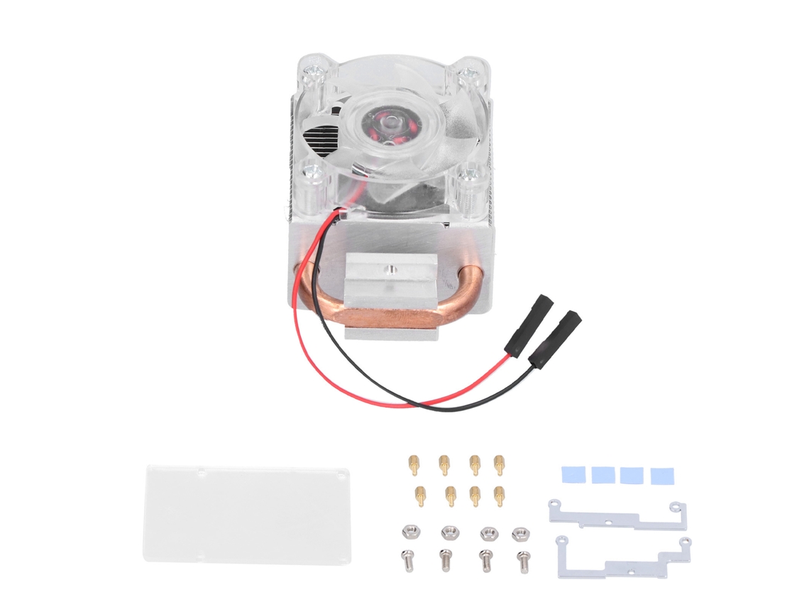 Yncm2026-ventilador Cpu Cooler Torre Hielo Rgb 0.4w Dc 5v Para Raspberry Pi