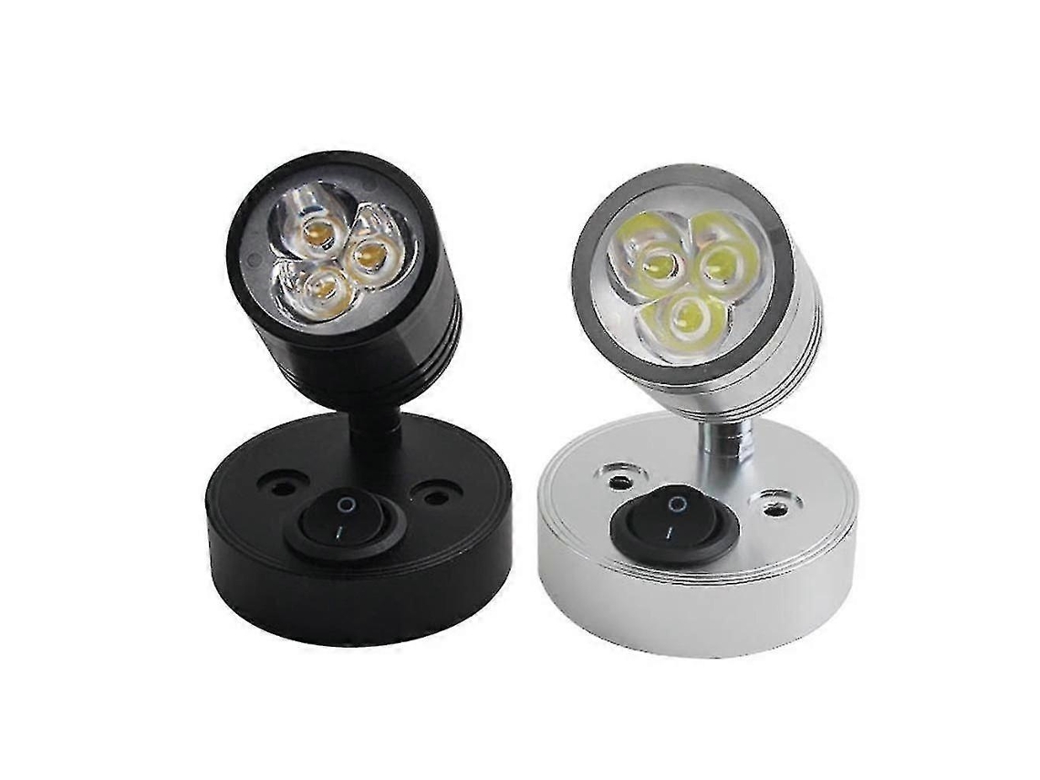 Luz de lectura LED de 12 V CC para autocaravanas, barcos y caravanas. Lámpara de pared y luz de noche. Nostalgia88