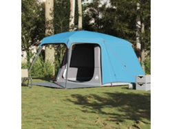 Tienda De Campaña Iglú On Porche 5 Personas Impermeable Azul