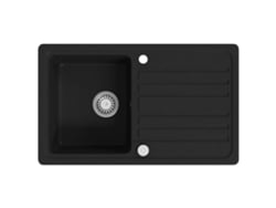 Fregadero VIDAXL Negro granito