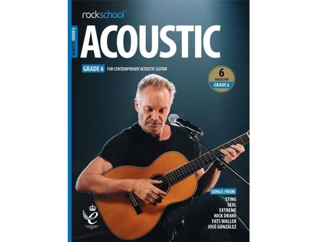 Libro ROCKSCHOOL Acoustic - Grade 6 2019 (Para Guitarra Acústica - Idioma: Inglés)