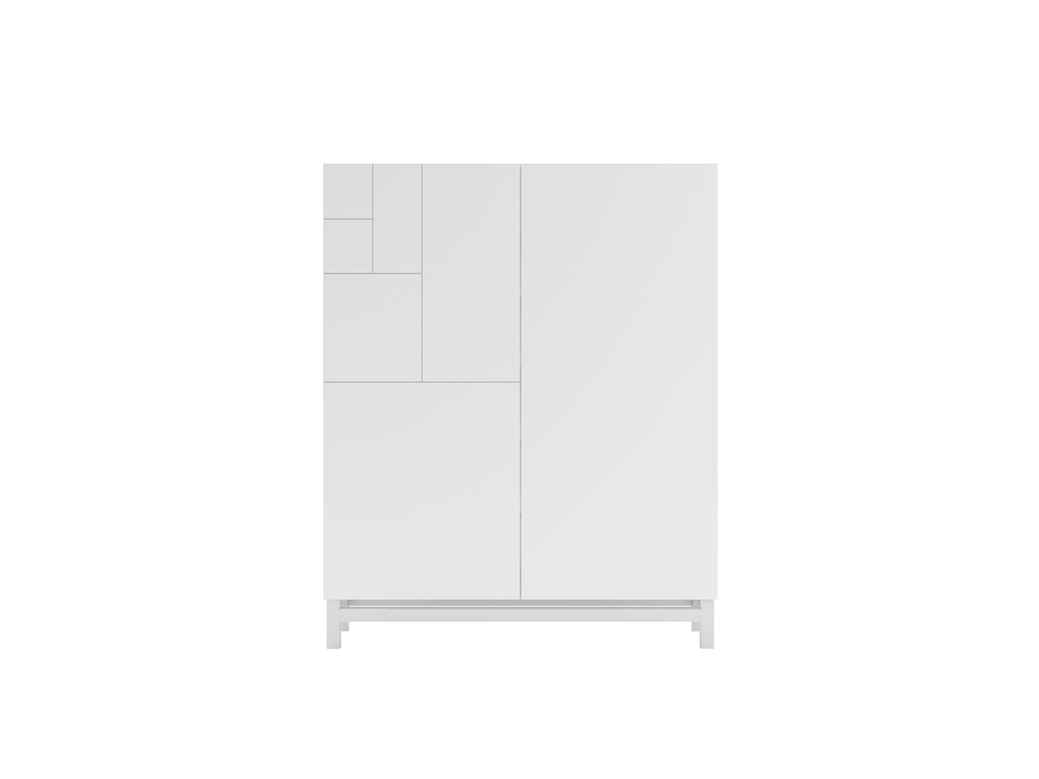 Zapatero HERDASA Volda Blanco, Blanco (112 x 90 x 27 cm)