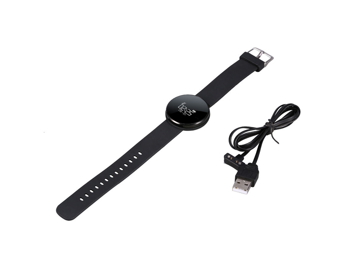 Pulsera Inteligente Con Monitor De Frecuencia Cardíaca, Rastreador De Fitness, Brazalete Impermeable Y Reloj