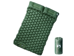 Colchón De Camping Autoinflable VIDAXL Verde Nylon