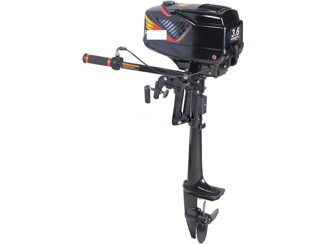 Motor Fueraborda Para Botes Inflables, Kayaks, Robusto Motor De 3.6 Caballos De Fuerza Y 2 Tiempos, Sistema De Pesca.