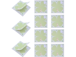 Paquete De 30 Blocs De Notas Adhesivos Kawaii Clover De 3x3 Cm