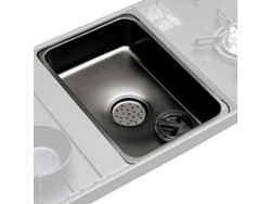 Fregadero de exterior de acero inoxidable CHABERLU para camping