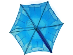 Trampa Plegable Para Cebo De Pesca Para Peces Pequeños, Cangrejos, Langostas Y Camarones Con 6 Agujeros.