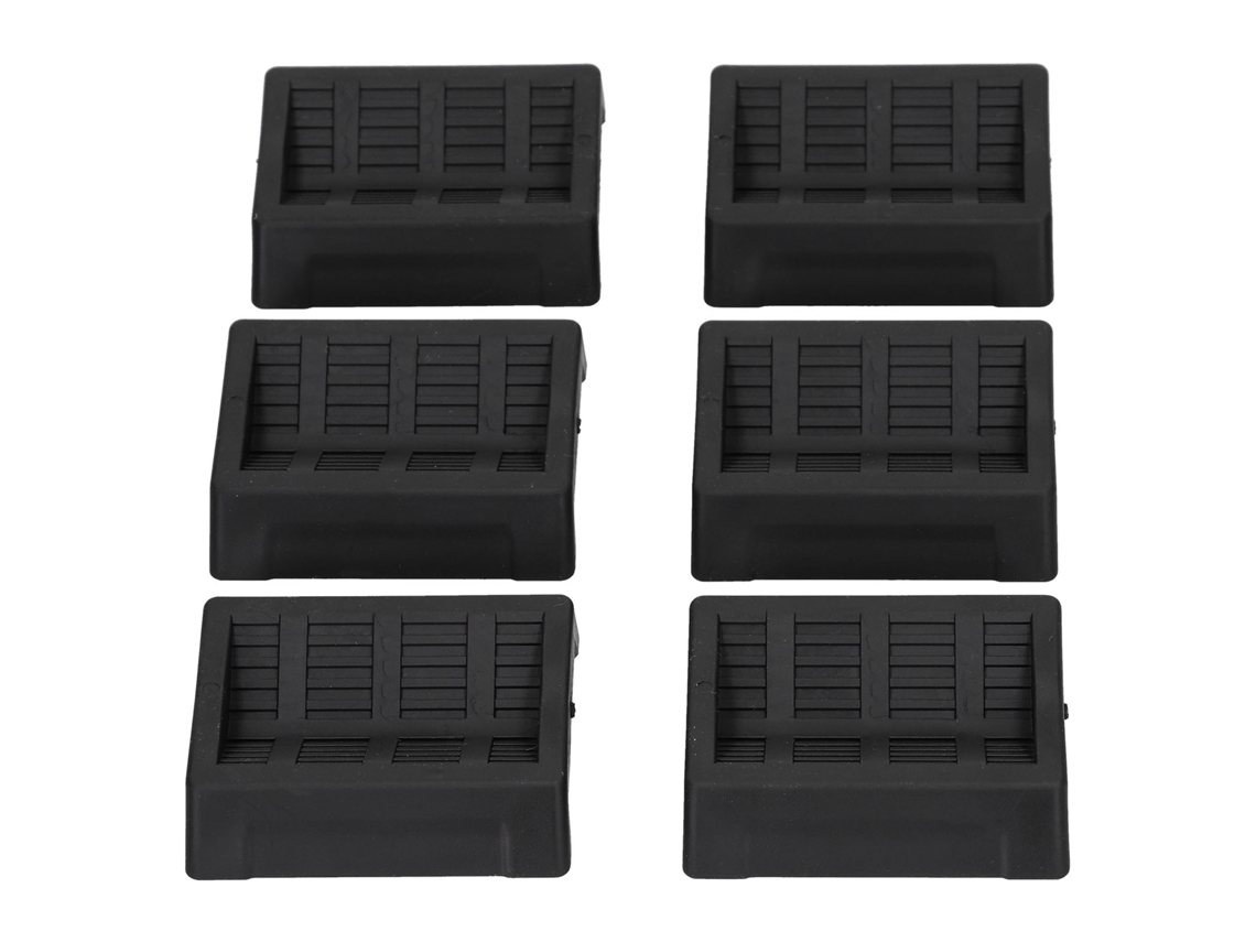Juego de 6 protectores de goma para ruedas CHABERLU para muebles