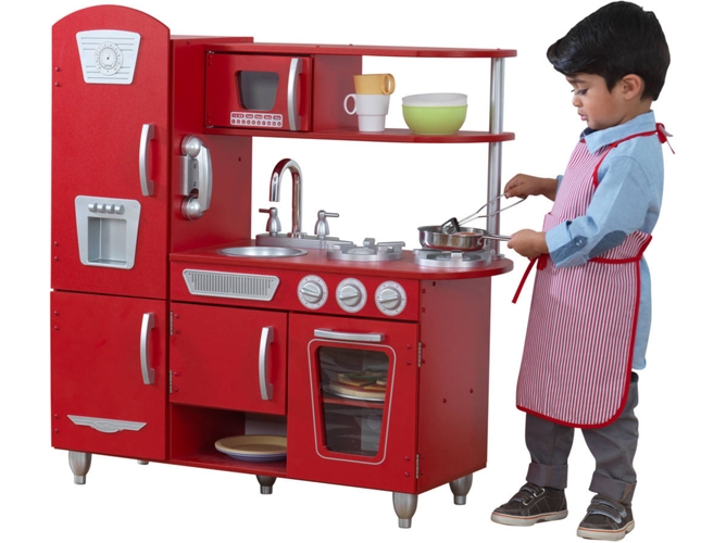 Cucina de Jugar KID KRAFT Red Vintage Play