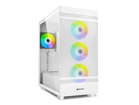 Caja PC SHARKOON Rebel C50 RGB ATX Full Tower Blanco