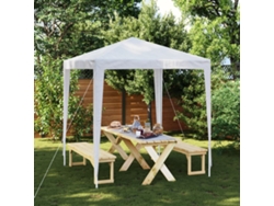 Carpa para fiestas de 2x2 metros, color blanco.