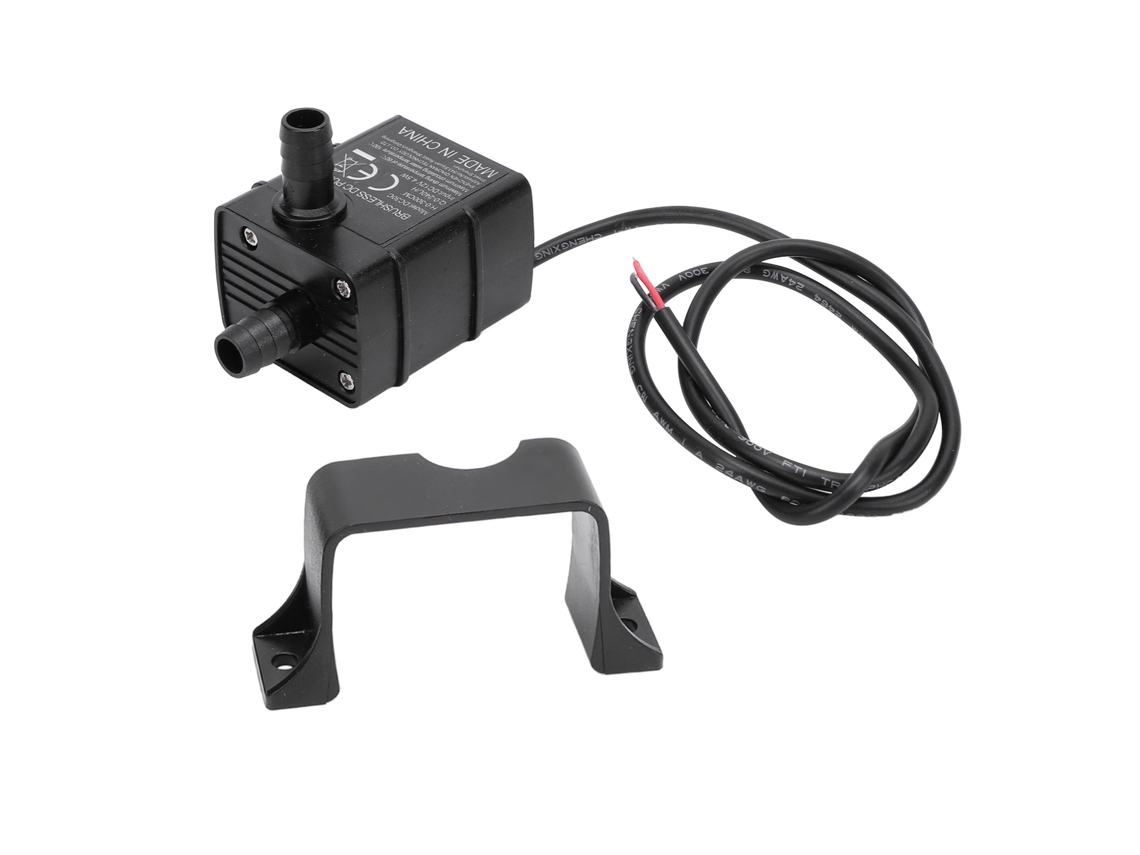 Bomba sumergible micro DC 12V 4.5W 240L/h 300cm IP68 para acuario, pecera, jardín.