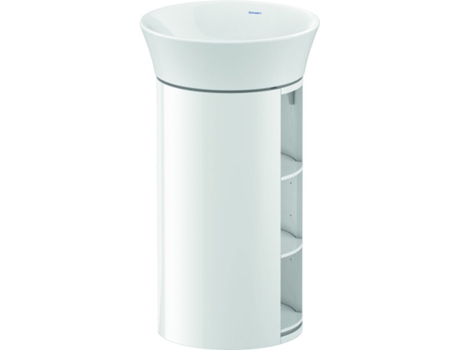 DURAVIT White Tulip, mueble de lavabo de pie, ancho 350 x fondo 410mm, con compartimento abierto, con tecnología tip-on, WT42390