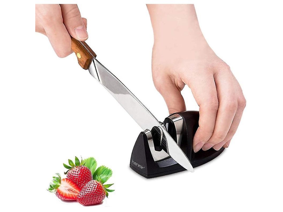 2026-afilador Manual 2 En 1 Para Cocina Profesional De Acero Con Diseño Ergonómico Y Fácil Uso