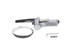 Lijadora De Banda Aire De Acero Inoxidable De 10 Mm Y 360°, Herramienta Manual Con Papel De Lija De Grano 60, 80 Y 120.