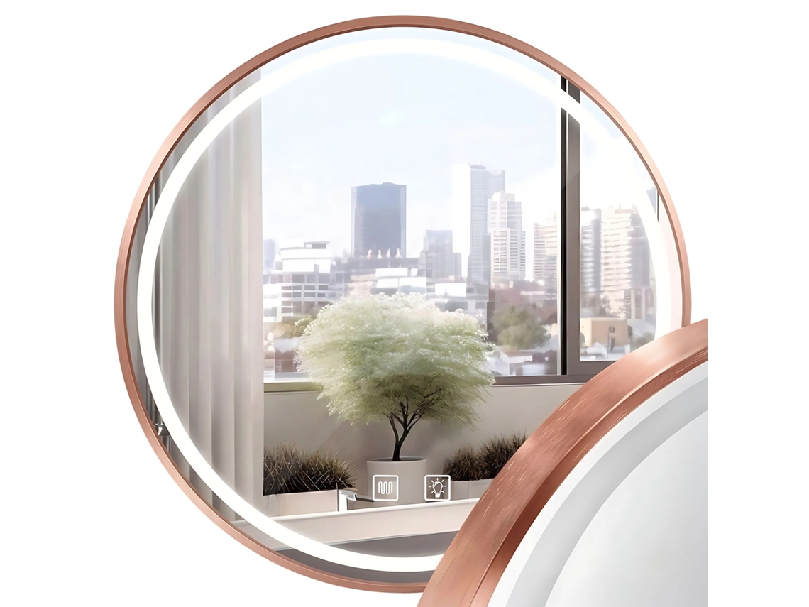 Espejo Rea Led P11395 Mmj Brush Copper 60cm