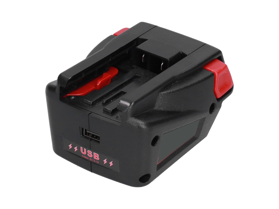 Adaptador Convertidor De Batería De Iones De Litio Milwaukee M18 A Batería Milwaukee V18 De 18 V Con Puerto Usb