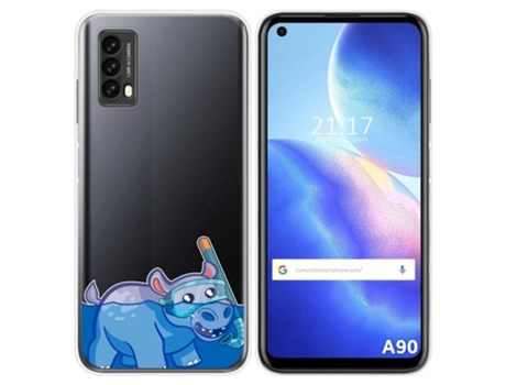 Carcasa Blackview A90 TUMUNDOSMARTPHONE Dibujos Transparente Multicolor