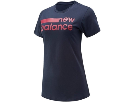 Camiseta de Mujer para Running NEW BALANCE Relentless Novelty Crew Azul (XS)