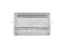Cesta Giratoria De 360° Para Freidora Y Horno, Acero Inoxidable, 12x12x18cm, Para Tostar Frutos Secos Y Café.