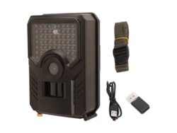 2026-cámara De Caza Pr200b Impermeable Ip56 Infrarrojo 12mp 1080p Cámara De Sendero Salvaje Negra