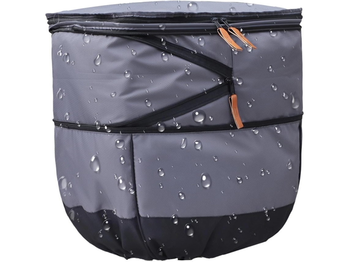 Tela protectora impermeable para cesta de forro polar, protección elástica, para cursos, excursiones y parques, Gokoco Piqué