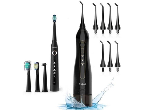 Cepillo de Dientes Eléctrico Fairywill 507 Negro (40000 rpm - )