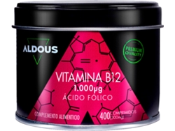 Vitamina B12 con Ácido Fólico ALDOUS LABS 400 comprimidos