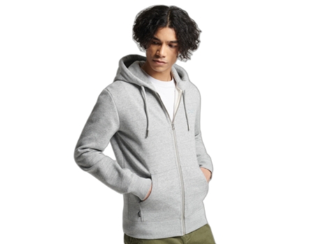 Sweatshirt para Hombre SUPERDRY (3XL - Algodón - Gris)