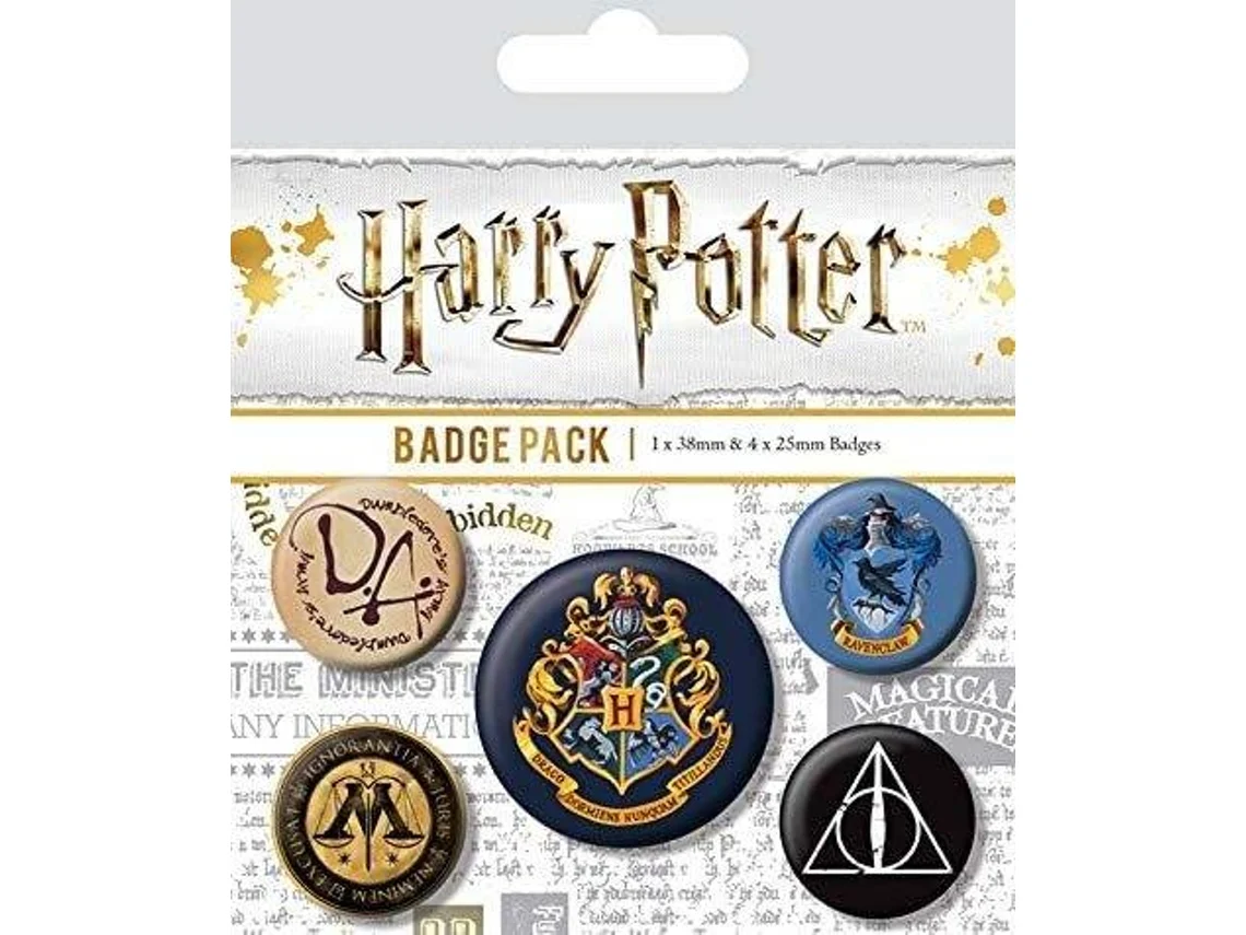 PIN'S HARRY POTTER (HOGWARTS) BADGE PACK