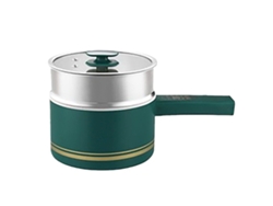 Mini Panela Elétrica Multifuncional Com Isolamento Automático Para Fondue, Fritura E Cozimento