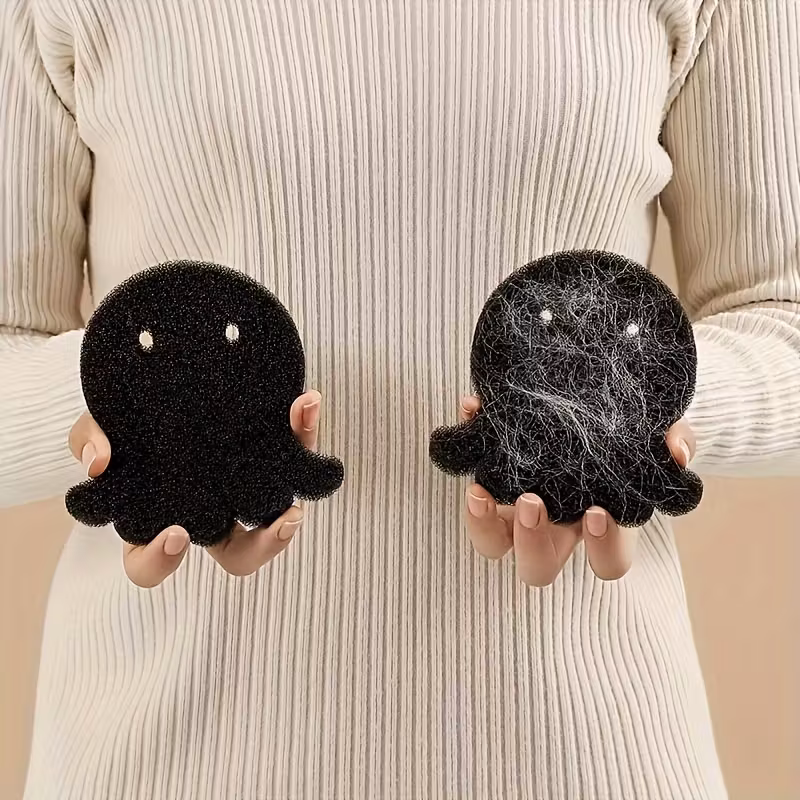 Juego de 2 bolas de lavandería para eliminar pelusas y pelos de mascotas, limpiadores de telas multifuncionales y portátiles Stelasplen