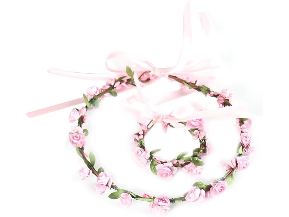 Diadema De Flores Artificiales Ligera Y Duradera Para Fiestas Y Días Festivos, Aro Para El Cabello