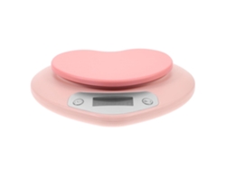 Balanza De Cocina Electrónica Multifuncional De 1 G A 5 Kg, Compacta, De Plástico Rosa, De Alta Precisión.