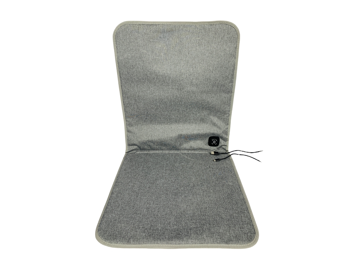 Cojín Calefactable Para Asiento De Coche, 1 Unidad, Gris.