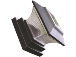 Instalación de luces solares LED negras SFUSHOS