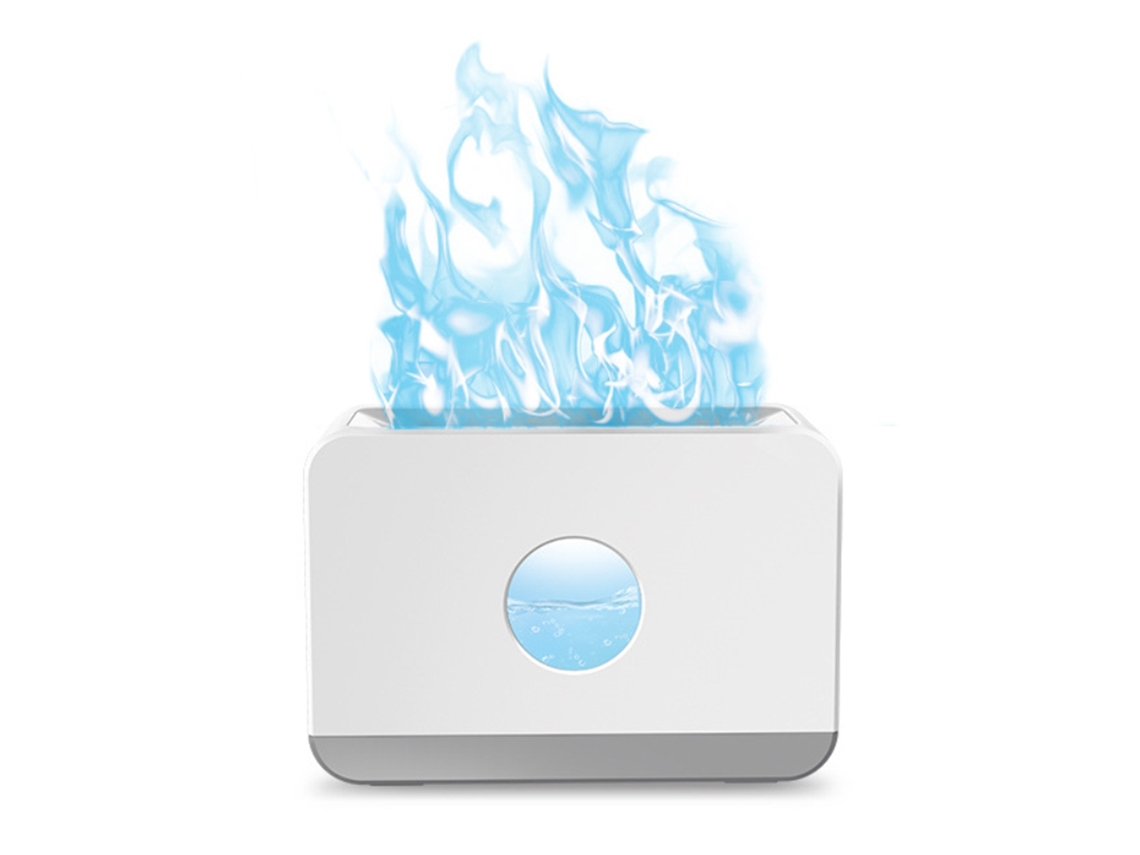 Rebe-difusor De Aroma Flame Portátil Difusor De Aromaterapia Humidificador Luz Nocturna Para Hogar Oficina