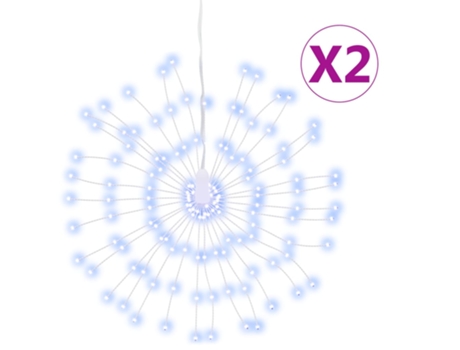 Luces de Navidad VIDAXL Estrellas Uds Led Blanco (17 cm)