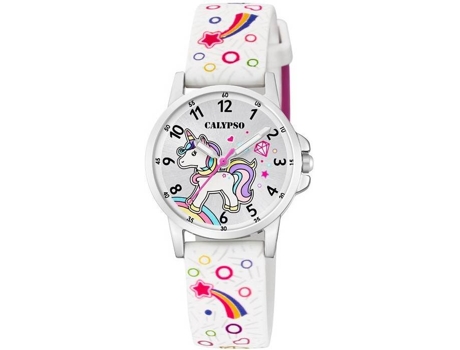 Reloj CALYPSO Infantil (Goma - Blanco)