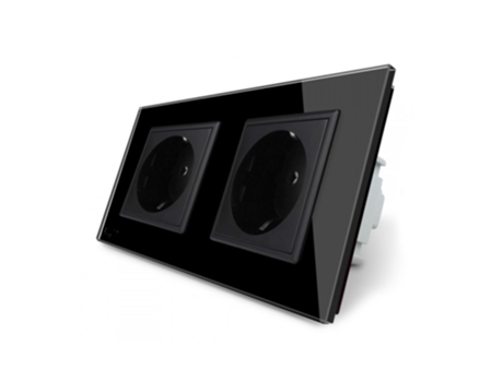 Enchufe Socket Doble Eu 16A Frontal LEDBOX