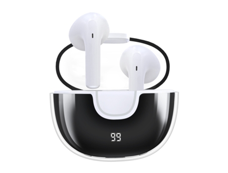 Auriculares sin Cables Bluetooth 120 Horas en Espera Ipx6 Blanco